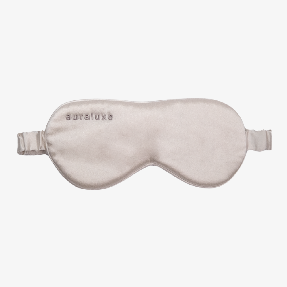 Antifaz de Seda Clásico Gris