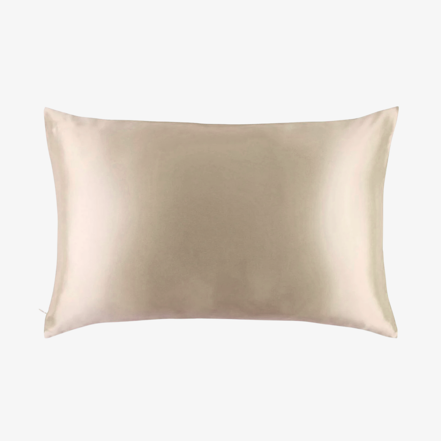 Funda de Seda Almohada Queen Beige