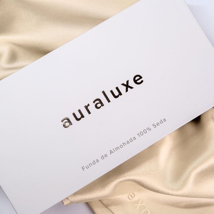 Funda de Seda Almohada Queen Beige