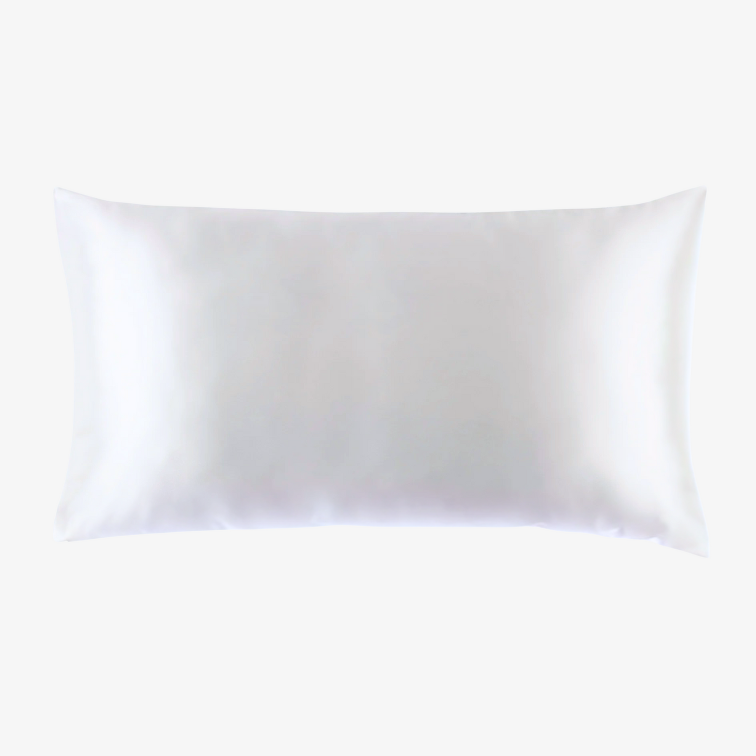 Funda de Seda Almohada King Blanco