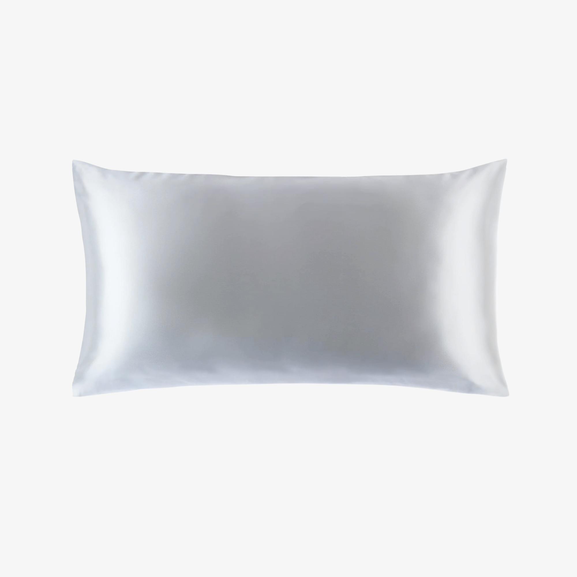 Funda de Seda Almohada King Gris