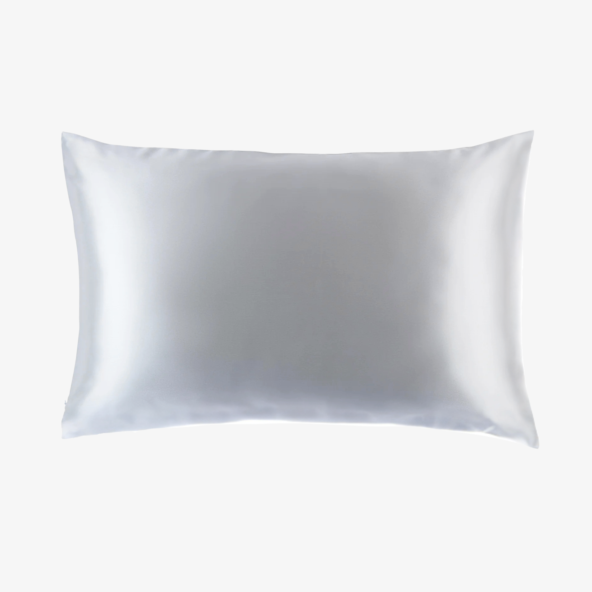 Funda de Seda Almohada Queen Gris