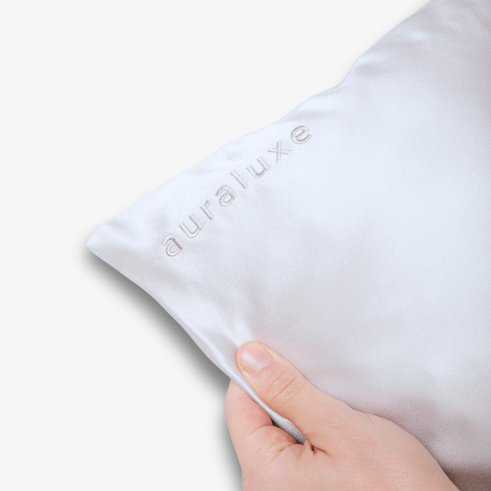 Funda de Seda Almohada Queen Blanco