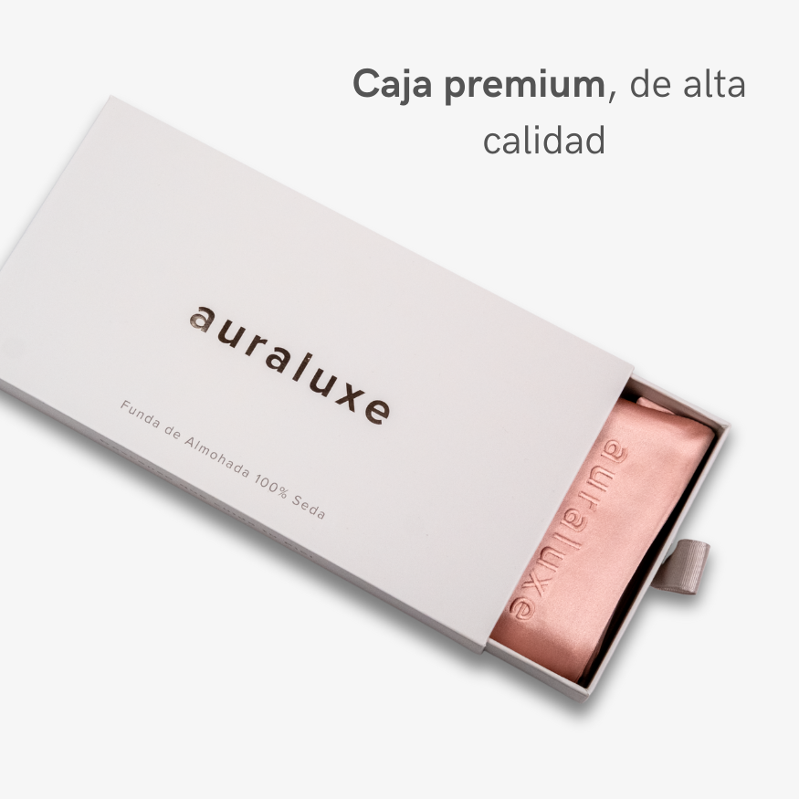 Funda de Seda Almohada Queen Rosa