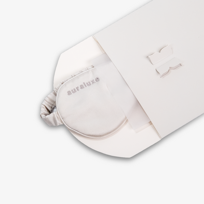 Antifaz de Seda Clásico Gris