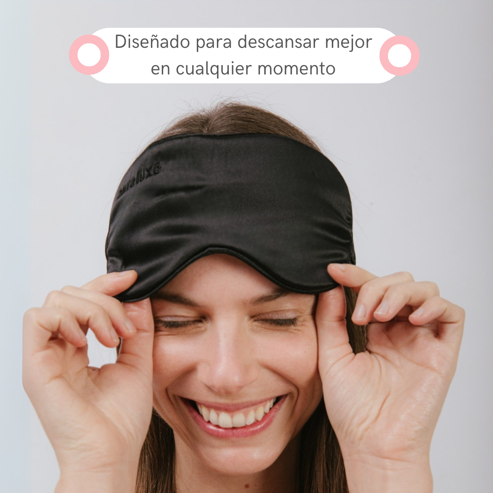 Antifaz de Seda Clásico Negro