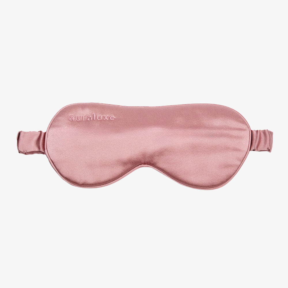 Antifaz de Seda Clásico Palo Rosa