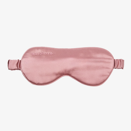 Antifaz de Seda Clásico Palo Rosa