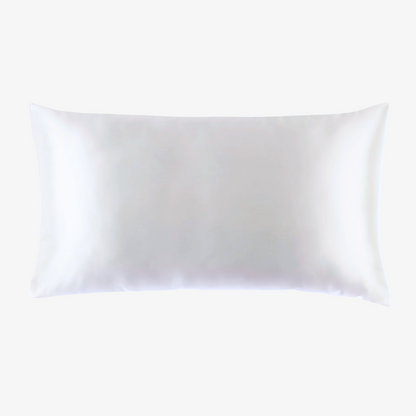 Funda de Seda Almohada King Blanco
