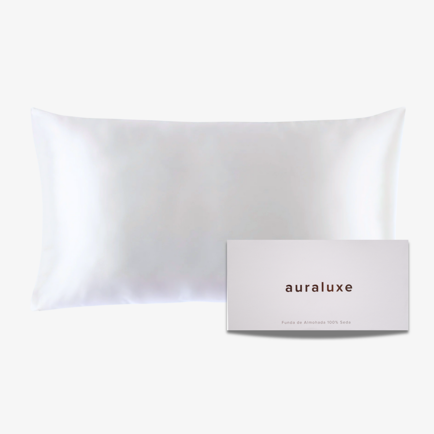 Set 2 Fundas de Seda King Blanco