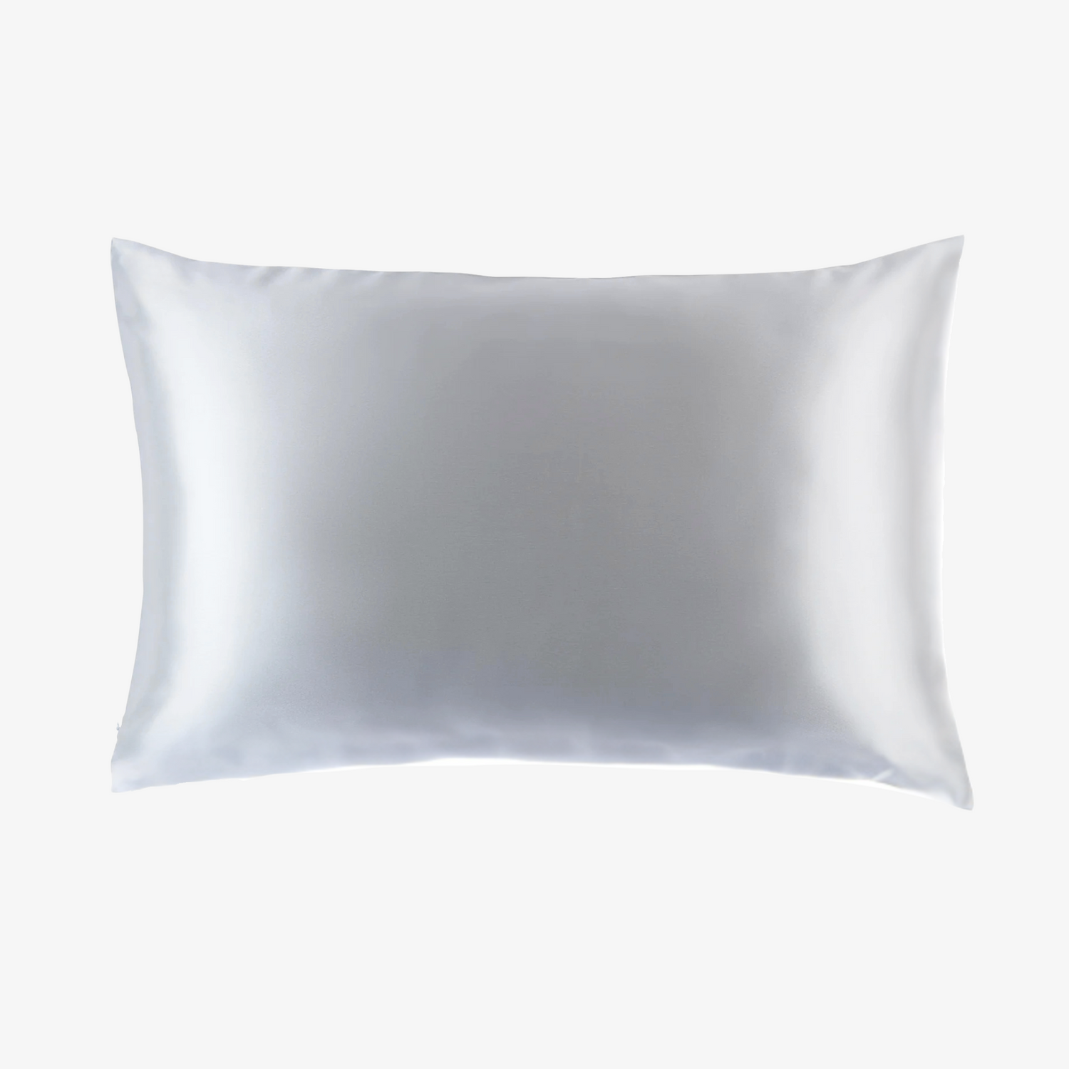 Funda de Seda Almohada Queen Gris