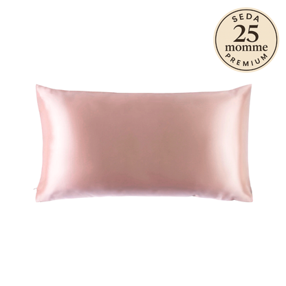Funda de Seda Almohada King Rosa