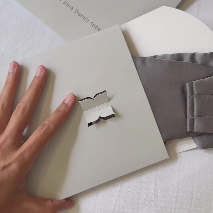 Antifaz dormir Reparador Gris